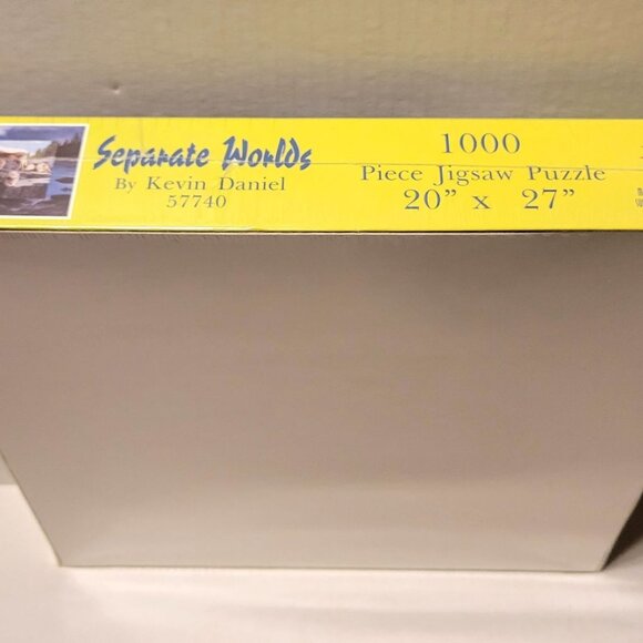Separate Worlds by Kevin Daniel 1000 pc Wolf Puzzle Church 20 x 27 Sunsout New - Picture 5 of 6
